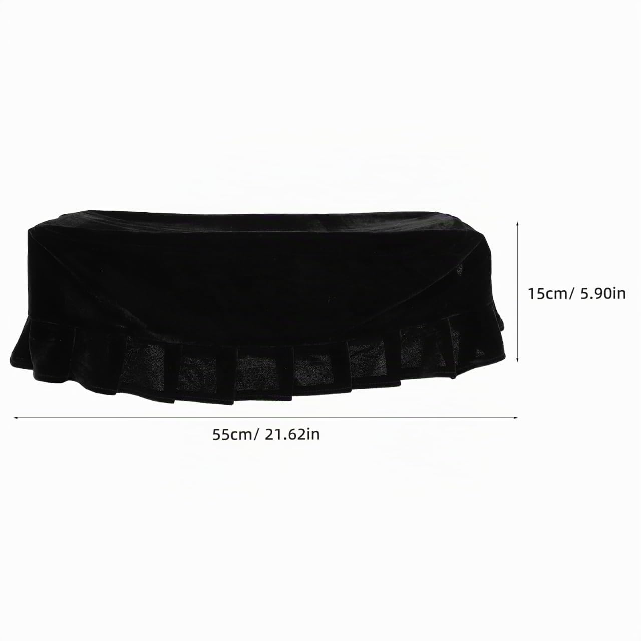 PRETYZOOM Funda para Taburete De Piano De Peluche 21.65X13.77X5.90 Pulgadas Protector De Silla para Piano Antipolvo Y Antirayaduras para Hogar Oficina Hotel