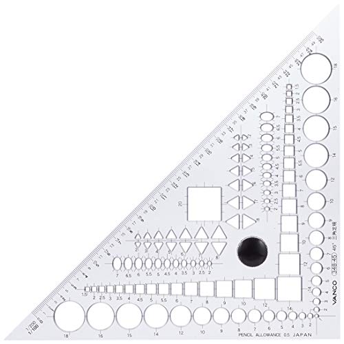 VANCO template plus 348-45 japan import pochoir de dessin technique de précision