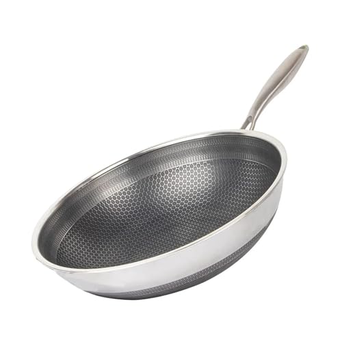 Wok de acero inoxidable 316 de 30 cm con mango miniatura 2