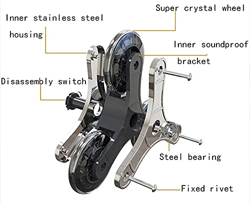 TTSLVS Einkaufstrolley,Grosse KapazitäT Einkaufsroller Treppensteiger Handwagen Multifunktional Klappbarer Einkaufs… – Bild 5