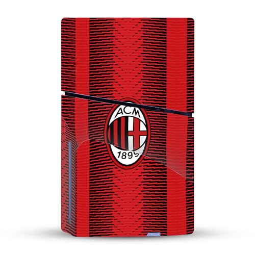 Sticker Vinyle PS5 Slim AC Milan de jeu pour console de salon et manette