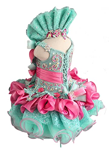 Infant Toddler Baby Newborn Little Girl's Pageant Party Birthday Dress G0154