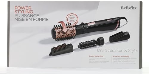 Babyliss Turbo Smooth AS200E Lokówko Suszarka, Czarny/Miedziany, 1000 W