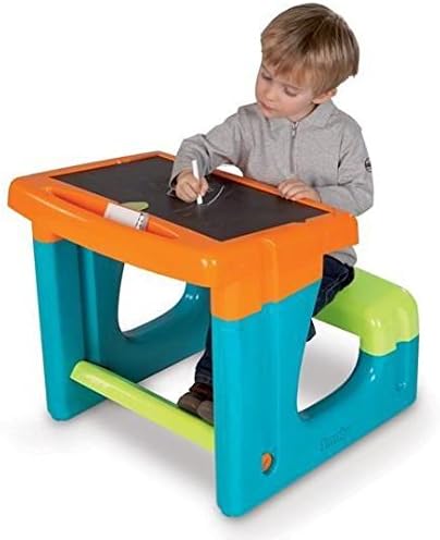 Smoby Smoby Bureau Enfant Petit Ecolier Bleu Amazon Fr Bebe Et Puericulture