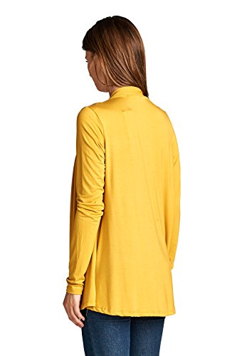 Image of Women Casual Open Front Long Sleeve Lightweight Softest Viscose Made from Bamboo Cardigan