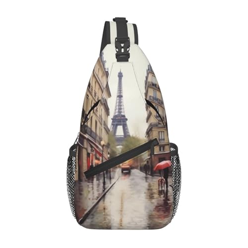 Bolso cruzado para hombre tipo morral impermeable miniatura 1