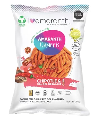 Generic Churritos de Amaranto Chipotle 500 g, 1.1 Pound (Pack of 1)