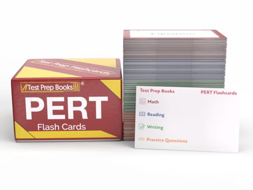 PERT Test Study Cards 2026-2027: PERT Exam Prep and Practice Questions for the Florida Postsecondary Education Readiness Test [Full Color Cards]