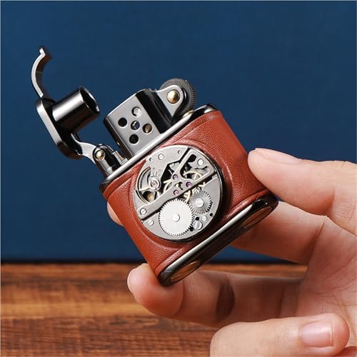 Encendedor de Aceite Vintage para Hombre Verde miniatura 2