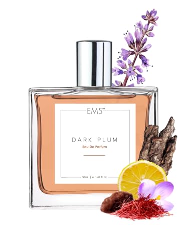 Discover the Latest Fashion and Beauty Products on Amazon 30 EM5 Dark Plum Unisex Perfume | Fruity Woody Spicy Oud Fragrance |...
