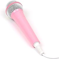 Vista 9 de EKDJKK Micrófono con cable, micrófono dinámico portátil con cable Jack de 0.138 in, ligero, sin batería, máquina de canto para el hogar, micrófono