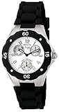 Invicta Women's 0733 Angel Collection Black Polyurethane Watch
