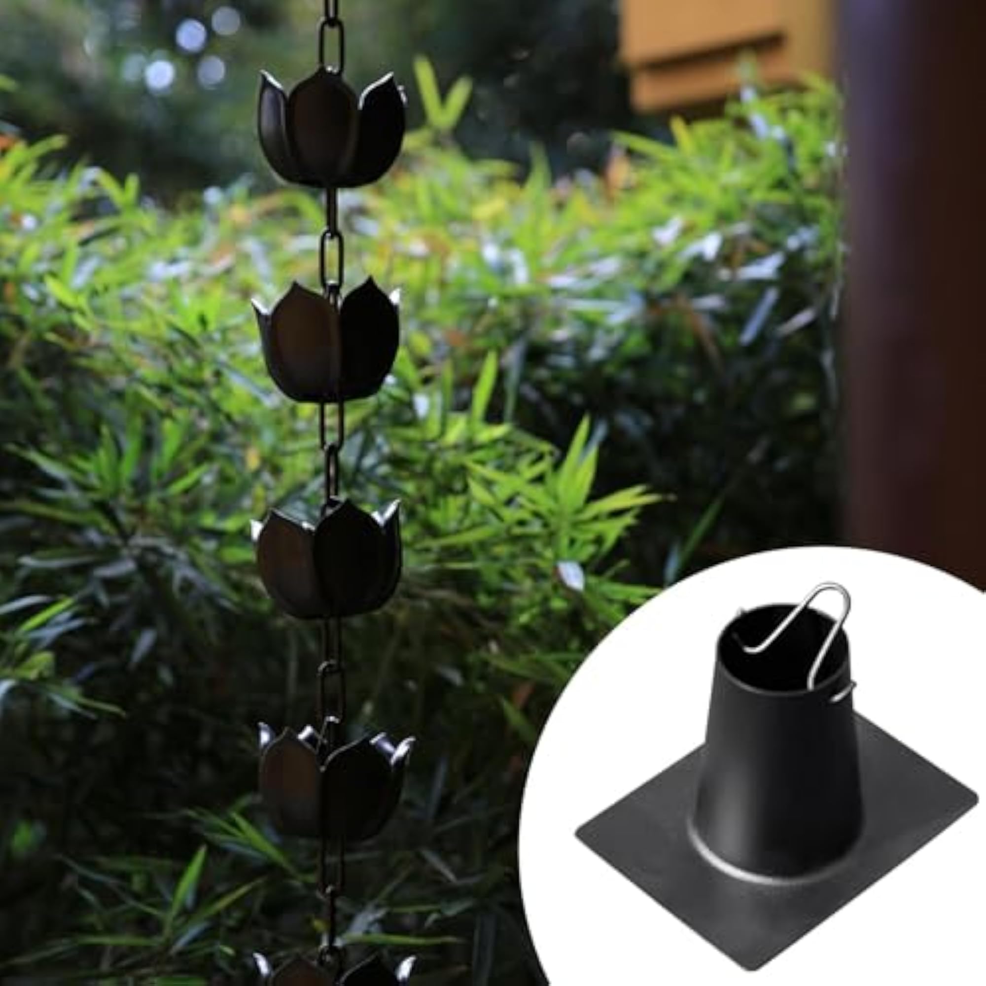Rain Chain Gutter Adapter Part, Creative Yard Decor