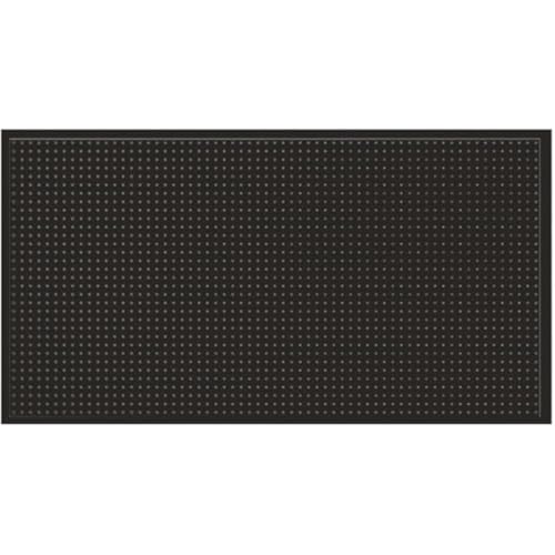 マグネット式有孔ボード 壁掛け収納パネル ステンレス製有孔フックラック Demanca キッチンカウンターや壁に取り付けることができ、穴あけ不要で収納スペースを拡張できます (40*100CM,ブラック)