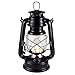 Vintage LED Hurricane Laterne, warm weiß Batterie betrieben Laterne, antike Metall hängen Delaterne mit Dimmer-Schalter, 15 LEDs, 150 Lumen für Innen oder Außennutzung (schwarz)