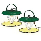 Careland Flea Trap Insect Traps for Moths Cockroaches Bedbugs 2Pack, Plug in Flea Treatment for Home...