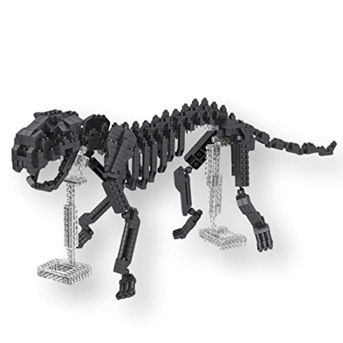 YZ-Diamond Esqueleto de Tigre. Figura para armar con nanobloques. 675 piezas.