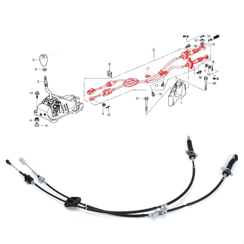 Câble transmission manuelle K24 5/6 vitesses 54310-SDA-L02 de remplacement - 5
