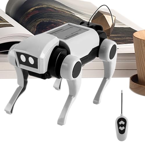 Evember Cane Robot, Animale Domestico Robotico Interattivo Intelligente Telecomandato con Sensore Tocco, Giocattolo Robot Canino RC per Ragazzi e Ragazze 3 Anni e Più Gioco Interiore, Divertimento