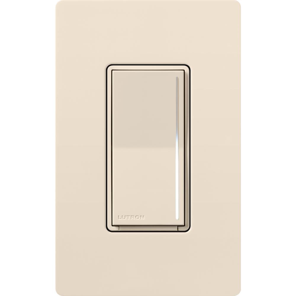 Lutron Sunnata STCL-153M-LA - Interruptor de atenuación táctil con tecnología LED + para bombillas LED y halógenas, 3 vías/multiubicación, almendra clara