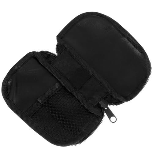 SOESFOUFU Estuche Portátil para Suministros de Diabéticos Cremallera, Bolsa Rígida Resistente al Aplastamiento, 2 Unidades para Viaje y Transporte Seguro de Monitor y Accesorios
