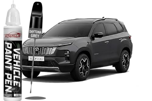 Image of xdotoar Car Touch Up Paint Pen for Tata SAFARI DAYTONA GREY | Factory Color Matched 2K Paint Technology | Car Scratch Remover & Paint Chip Repair | Quick Dry Formula | Rust Protection | 18ml