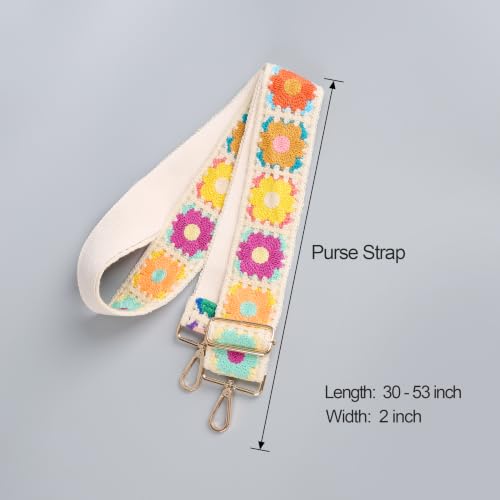 Image of chushui Knit Purse Strap,Replacement Crossbody Wide Adjustable Shoulder Strap for Bag Handbag