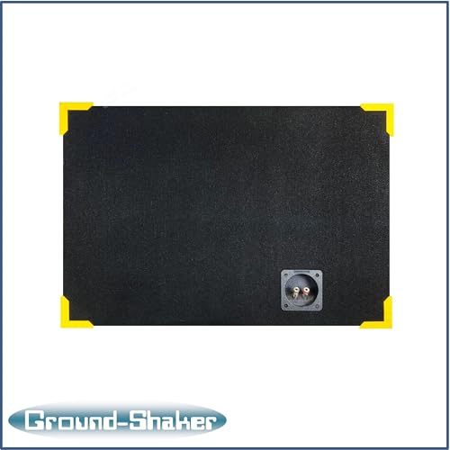 Image of 30HZ Reinforced Competition Single Ported Sub Box Sub Woofer Enclosure Speaker Box Car Audio Subwoofer Ground Shaker Box Ground-Shaker (Goku Yellow, 10 inch)