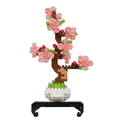 nanoblock -NBH-225 Bonsai Sakura Merhcolour - Afbeelding 4