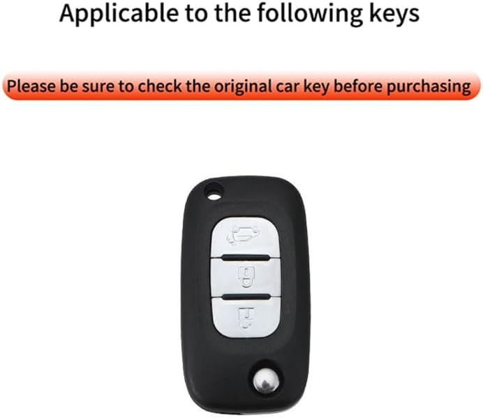 スマート フォーツー フォーフォー用キーフォブ交換シェル、360度完全保護、アウトドア旅行に最適な丈夫なデザイン,A Black [