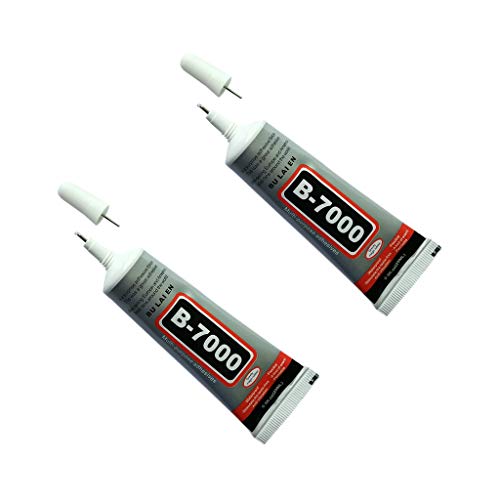 youeneom Strong Super B-7000 Needle Design Multi-Function Glues Paste Adhesive Suitable for Glass Touch Screen Cell Phone Jewelery Crafts Repair 2 pcs (2x25ml)