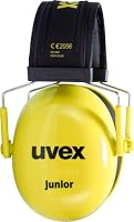 Uvex K junior - gepolsteter Kapselgehörschutz für Kinder - SNR 29 dB & längenverstellbar - gelb, schwarz – Ansicht 2