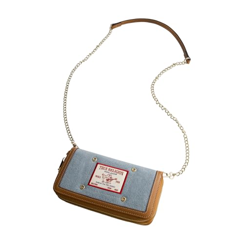 Image of Concept One Women's True Religion Women's Zip-around Wallet With Chain Strap