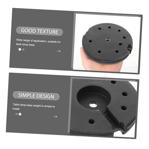 Base para lámpara de mesa redonda económica con diseño simple y peso ligero funcional 5