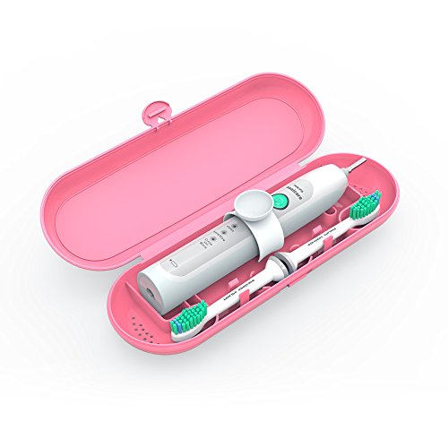 Étui de voyage Poketech - Avec une brosse à dents électrique et 2 brossettes - Qualité supérieure Cover