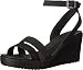 crocs Women's Leigh Shimmer Wedge Sandal