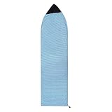 1. Hecho de tejido de punto de punto, tiene un rendimiento de envoltura más fuerte y puede proteger la tabla de surf de golpes.