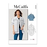 McCall's M8606H5 Misses' Shirt Sewing Pattern Packet, Design Code M8606, Sizes 6-8-10-12-14