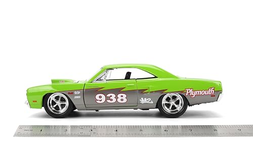 Jada Toys Bigtime Muscle 1:24 1970 Plymouth Road Runner miniatura 3