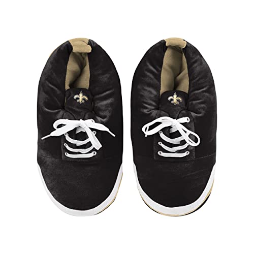 Image of FOCO Mens NFL Team Logo Plush Oversized Sneaker Slippers