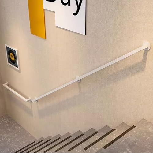 20ft Wall-Mounted Safety Rail for Indoor & Outdoor Stairs - Support for Elderly & Children, Adjustable Lengths (1m, 1.5m, 2.4m, 3.5m, 6m) - Secure Banister Kit