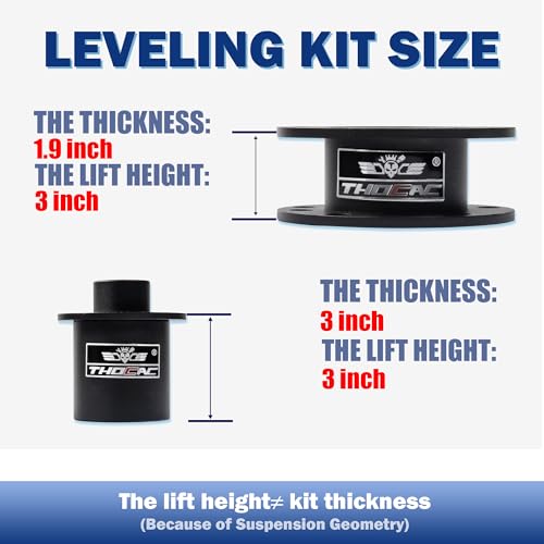 Thocac FCV-033-US 3 Inch Front And 3 Inch Rear Lift Kit thumb #1