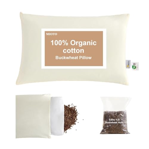 10 Best Buckwheat Hull Pillows for a Restful Night's Sleep 9 Organic Buckwheat Pillow with Adjustable Height and Firmness