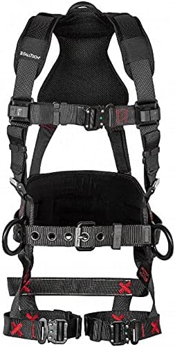 FallTech FT Iron Worker Body Harness - Front View