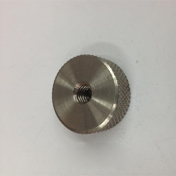 M3 M6 Flat Head Stainless Steel Knurled Twist Nuts Screw Mirror Hand Tighten adjusting nut Diameter 12mm - (Size: M6x4x12mm 3pcs)