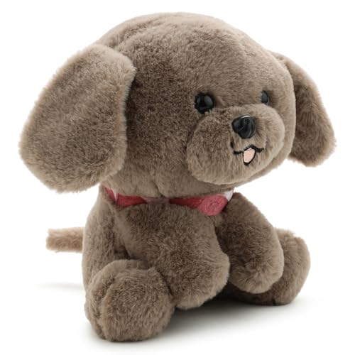 Image of Toy Poodle Dog Soft Plush Stuffed Puppy for Kids Cute Animal Home Decor Boys /Girls /Baby Toddlers & Children Safe Lightweight & Easy to Clean (25CM)