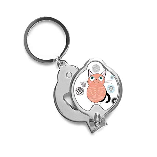 Coupe-ongles trimmer chat rose DIYthinker soin des mains et manucure créative