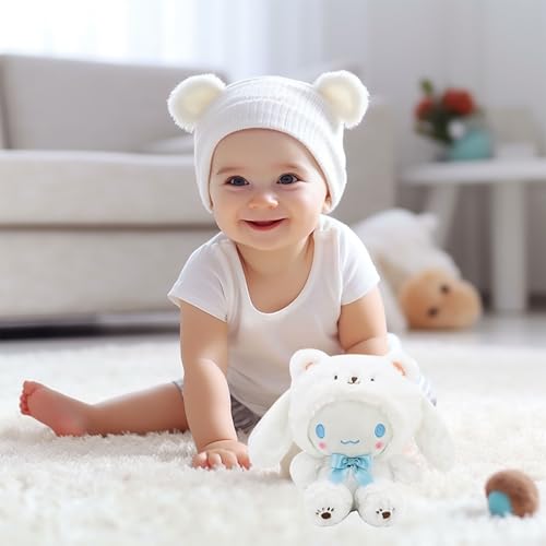 Btsxzcz A1450-001 Kawaii Cartoon White Bear Cross-Dressing Series Plush,Cute Stuffed Plush Figure Toy thumb #2