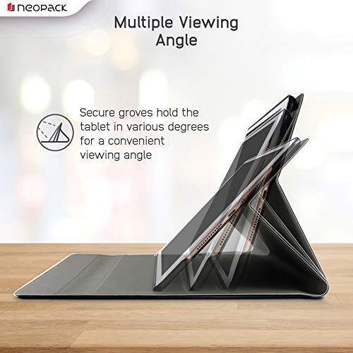 Image of Neopack Smart Folio Case with Wireless Keyboard for iPad 10.2 inch - 7th & 8th Gen (Black)