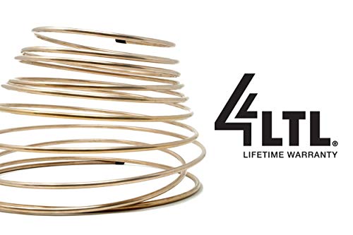 4Lifetimelines True Copper-Nickel Alloy Non-Magnetic, Brake Line Tubing Coil And Fitting Kits, 3/16 & 1/4, 25 Ft, 2 Kits #TOP3